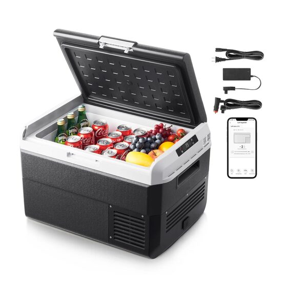 Lada frigorifica profesionala cu compresor, 40 l, Temperatura -20 ℃ la 20 ℃, alimentare 12/24 V CC si 100-240 V CA