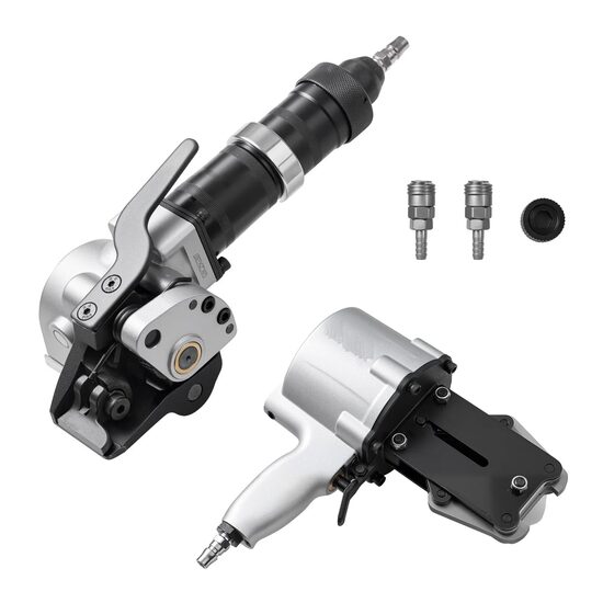 Dispozitiv pneumatic de legare cu banda otel 19 mm, Forta tensiune 8500 N, Conector rapid tip C
