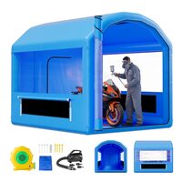 Cabina de vopsit gonflabila, 3 x 2.6 x 2.6 m, 1 x suflanta 550 W, Impermeabila, PVC