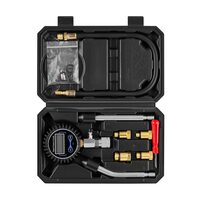 Tester compresie cilindri motor, manometru cu interval de presiune de 10-200 PSI, 4 x adaptoare