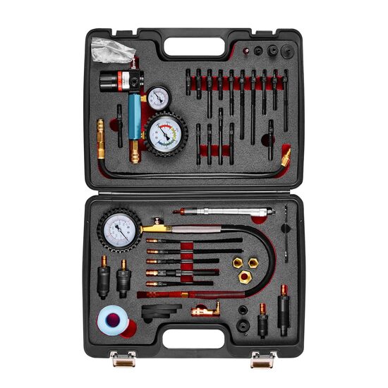 Tester compresie cilindri motor, manometru 0-700 PSI, 4 x adaptoare