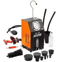 Detector de scurgeri de fum, pompa de aer incorporata, diagnosticare in vid cu 2 moduri, 8 l/min, presiune iesire 19-23 PSI, 12 VDC, debitmetru