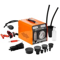 Detector de scurgeri de fum, pompa de aer incorporata, diagnosticare in vid cu 2 moduri, 8 l/min, presiune iesire 19-23 PSI, 12 VDC, kit accesorii
