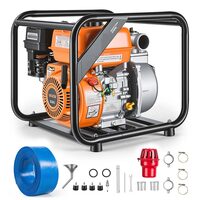 Motopompa pe benzina 2", Debit 500 l/min, Putere 7 CP, Inaltime max 30 m, Adancime 7 m, 1 x Furtun refulare 7.62 m