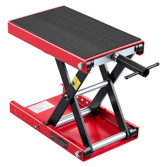 Cric manual pentru moto, 95-340 mm, capacitate max 500 kg, tip foarfeca