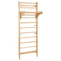 Structura de catarat, fixare pe perete, max 100 kg, 10 x Niveluri, Inaltime 2200 mm, latime 800 mm, Lemn masiv