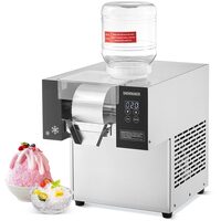 Masina profesionala de facut fulgi de zapada, Capacitate 125 kg/zi, 660 W, Rezervor 3 l, Otel inoxidabil