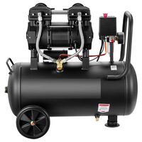 Compresor de aer fara ulei, Portabil, 1.5 kW, 126 l/min, 6.2 Bar, presiune max 8 Bar, Rezervor 30 l