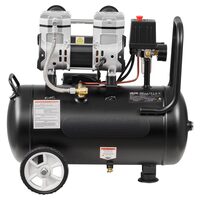 Compresor de aer fara ulei, Portabil, 1.1 kW, 68 l/min, 6.2 Bar, presiune max 8 Bar, Rezervor 24 l