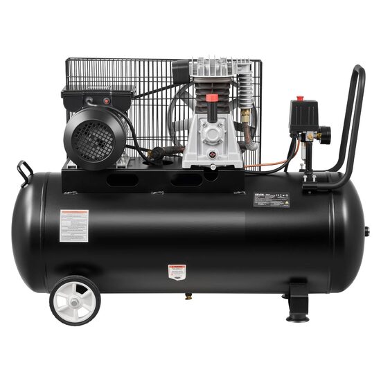Compresor de aer cu transmisie prin curea, Portabil, 3 kW, 226 l/min, 6.2 Bar, presiune max 10 Bar, Rezervor 100 l