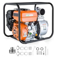 Motopompa pe benzina 4", Debit 1600 l/min, Putere 8.3 CP, Inaltime max 33 m, Adancime 9.3 m, Rotor fonta, 1 x furtun refulare 7.62 m
