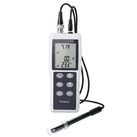 PH-metru profesional, Interval pH 0-14, IP68, Calibrare automata in 3 puncte, Sonda temperatura, Geanta