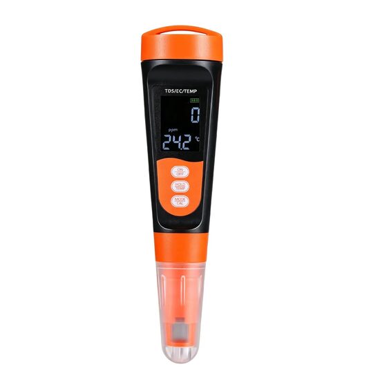 PH-metru 3in1, interval pH 0 la 14, interval TDS 0 la 9990 ppm, interval EC 0 la 9990 μS/cm, IP68