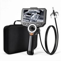 Camera endoscop cu ecran articulat 360°, Zoom 8X, ecran IPS HD de 6", lentilă subțire 6.2 mm, IP67, cablu 1.5 m