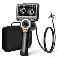 Camera endoscop cu ecran articulat 360°, 4 directii, Zoom 8X, ecran IPS HD de 4.5", lentila subțire 6.2 mm, IP67, cablu 1.5 m