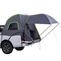 Cort camping pentru camioneta pick-up, 2-3 persoane, 3150 x 1600 x 1600 mm, PU2000 mm, copertina extensibila