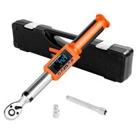 Cheie dinamometrica digitala cu clichet, 3/8 inch, 0-135 Nm, extensie, precizie ±2%, Cr-Mo, buzzer și notificare LED