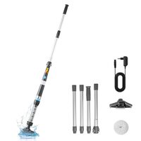 Aspirator cu acumulator pentru piscine/cazi hidromasaj, 32 l/min, 2 x perii, tija extensibila, 25 W