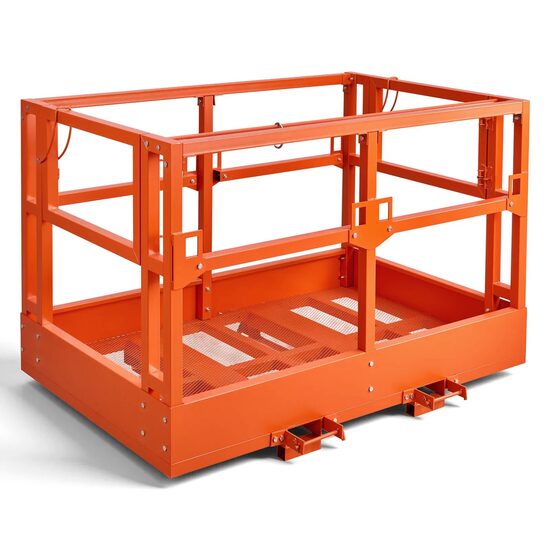 Platforma de lucru pentru incarcator telescopic, 1817 x 1220 mm, Capacitate max 900 kg, Otel carbon