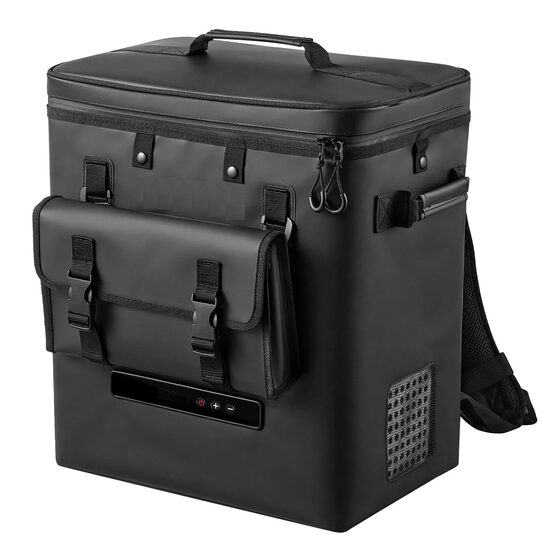 Cutie frigorifica cu compresor 60 W, Tip rucsac, Alimentare 12V/24V DC, Capacitate 13 l, Congelare -6℃ până la 0℃