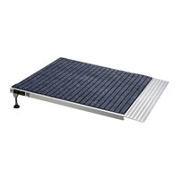 Rampa mobila de prag, Aluminiu, 915 x 915 mm, capacitate max 316 kg