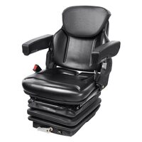 Scaun universal pentru Tractor/Stivuitor, centura siguranta, sistem amortizare, spatar reglabil, 590×560×755 mm, senzor, cotiere