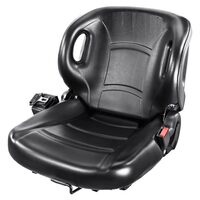 Scaun universal pentru Tractor/Stivuitor, centura siguranta, spatar reglabil, 570 × 560 × 550 mm, senzor, piele sintetica