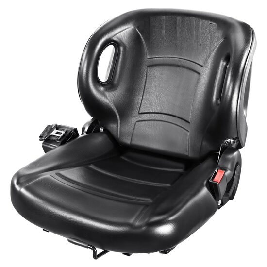 Scaun universal pentru Tractor/Stivuitor, centura siguranta, spatar reglabil, 570 × 560 × 550 mm, senzor, piele sintetica