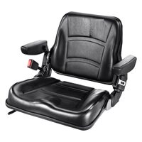 Scaun universal pentru Tractor/Stivuitor, spatar reglabil, 595 × 520 × 455 mm, senzor, piele sintetica, cotiere