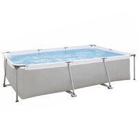 Piscina supraterana dreptunghiulara, Cadru, 300 x 207 x 66 cm, Capacitate 3701 l, Pompa filtrare