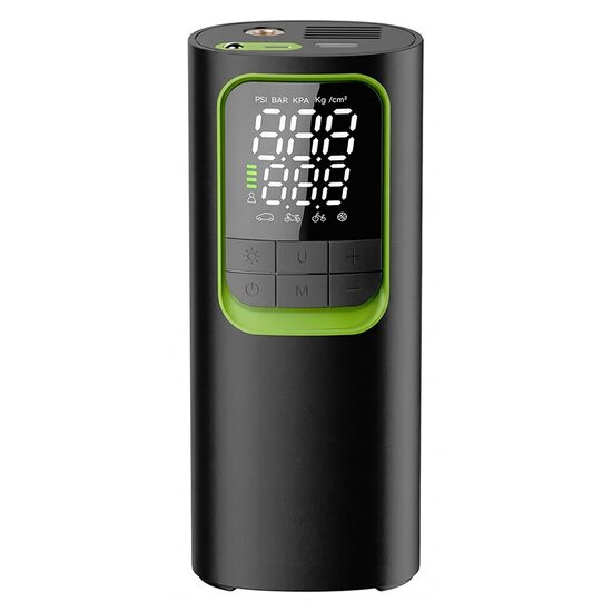 Compresor auto portabil cu acumulator, 8000 mAh, Digital, max 10 Bar, 20 l/min, functie lanterna si powerbank