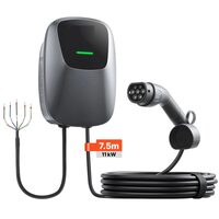 Statie de incarcare pentru vehicule electrice, Trifazat 11 kW, Tip 2, IP65, curent 16 A, telecomanda prin aplicatie, cablu alimentare 7.5 m