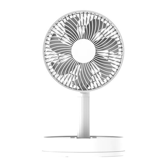 Ventilator birou cu acumulator, motor fara perii, 4 x viteze, pliabil, autonomie 12 ore