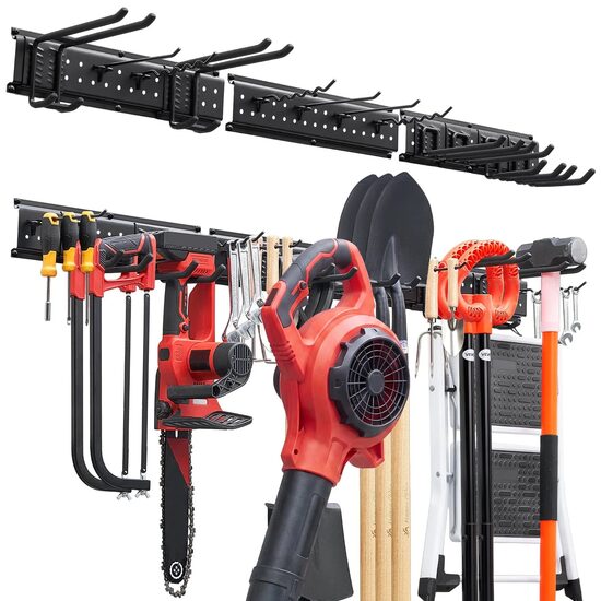 Organizator scule si unelte, max 270 kg, 3 x sine, 12 x carlige, Lungime 126 cm