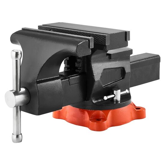 Menghina de banc, Latime falca 203 mm, baza blocare pivotanta 360°, deschidere falca 203 mm, fonta