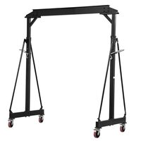 Macara portabila cu roti blocabile, max 2000 kg, Inaltime reglabila 2510-3710 mm