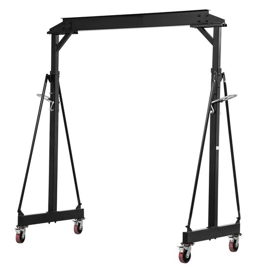 Macara portabila cu roti blocabile, max 2000 kg, Inaltime reglabila 2510-3710 mm