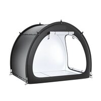 Cort camping pentru depozitare 4 x biciclete, 2 x intrari, fermoare duble, Impermeabil PU4000, 1706 x 2133 x 1524 mm