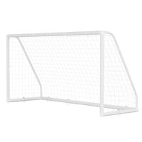 Poarta fotbal cu plasa, Portabila, Lungime 365 cm, Inaltime 181 cm, PVC, Geanta depozitare