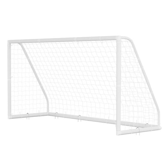Poarta fotbal cu plasa, Portabila, Lungime 365 cm, Inaltime 181 cm, PVC, Geanta depozitare