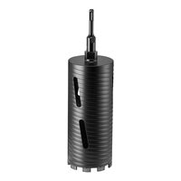 Carota diamantata pentru beton, Diametru 102 mm, Adancime gaurire 241 mm, filet interior M16, 3 x adaptoare