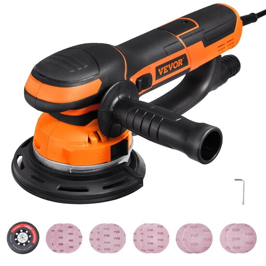 Slefuitor orbital, 6 x viteze 3300-7400 rpm, putere 850W, platan 152 mm, conector praf, actiune dubla DA si GA