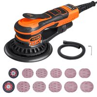 Slefuitor orbital fara perii, 6 x viteze 4000-10000 rpm, putere 350W, 2 x platan 127/152 mm, conector praf