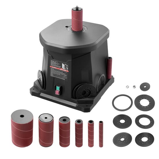 Slefuitor oscilant cu ax, 2000 rpm, 6 x mansoane 12.7-76.2 mm, masa de lucru din aluminiu turnat 320 x 300 mm