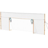 Poarta de antrenament fotbal, 2 x cosuri tinta, 4.84 x 2.12 m, stalpi otel si plasa
