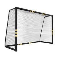 Poarta de fotbal 3 x 2 m, Portabila, tarusi fixare, plasa, stalpi otel