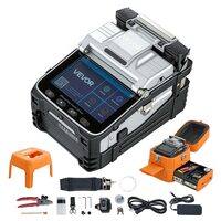 Aparat lipit fibra optica, 6 motoare, Bluetooth, Suport fibra 3 in 1, Ecran tactil 5 inch, sudura rapida 6 s, acumulator 7.8 Ah