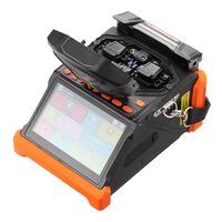 Aparat lipit fibra optica, 6 motoare, Aliniere miez si invelis, Suport fibra 3 in 1, Ecran tactil 5 inch, sudura rapida 6 s, acumulator 7.8 Ah