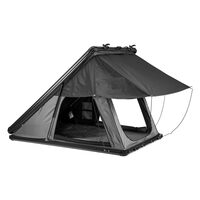 Cort de acoperis, carcasa rigida, 2 x ferestre, Aluminiu, Iluminare led, 2-3 persoane, max 272 kg, dimensiuni deschis 2500 x 2250 x 1440 mm
