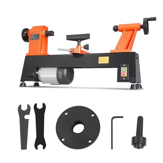 Strung pentru lemn, 5 x viteze 650/1100/1600/2200/3200 rpm, Distanta max dintre varfuri 465 mm, putere 560 W